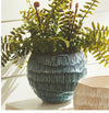 Vista Blue Textured Planter