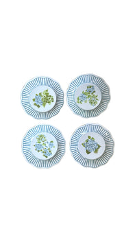 Hydrangea Garden Melamine Salad Plate