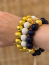 Navy Beaded Brianna Bracelet