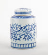 Blue and White Double Happiness Small Cylinder Jar