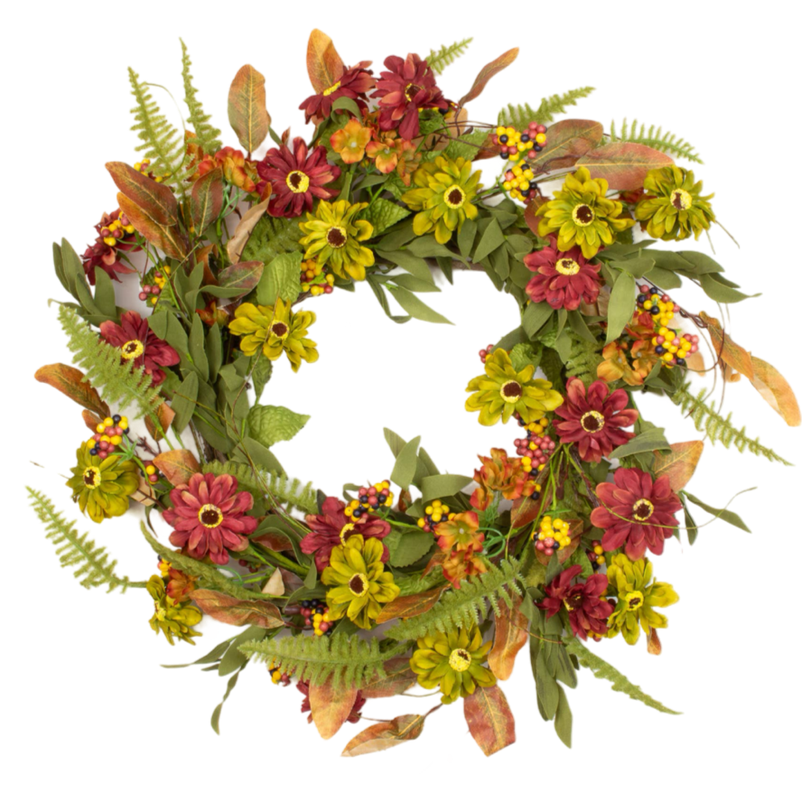 Gerber Daisy Wreath
Artificial Flower Wreath
Indoor Outdoor Wreath
Vibrant Wreath
Spring Wreath
Flower Wreath Decor
Gerber Daisy Home Decor
Colorful Wreath