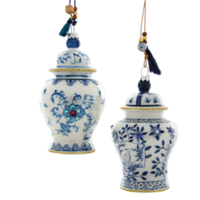 Ginger Jar Blue and White Chinoiserie Ornament