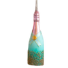 Glitterville Champagne bottle ornaments handmade christmas