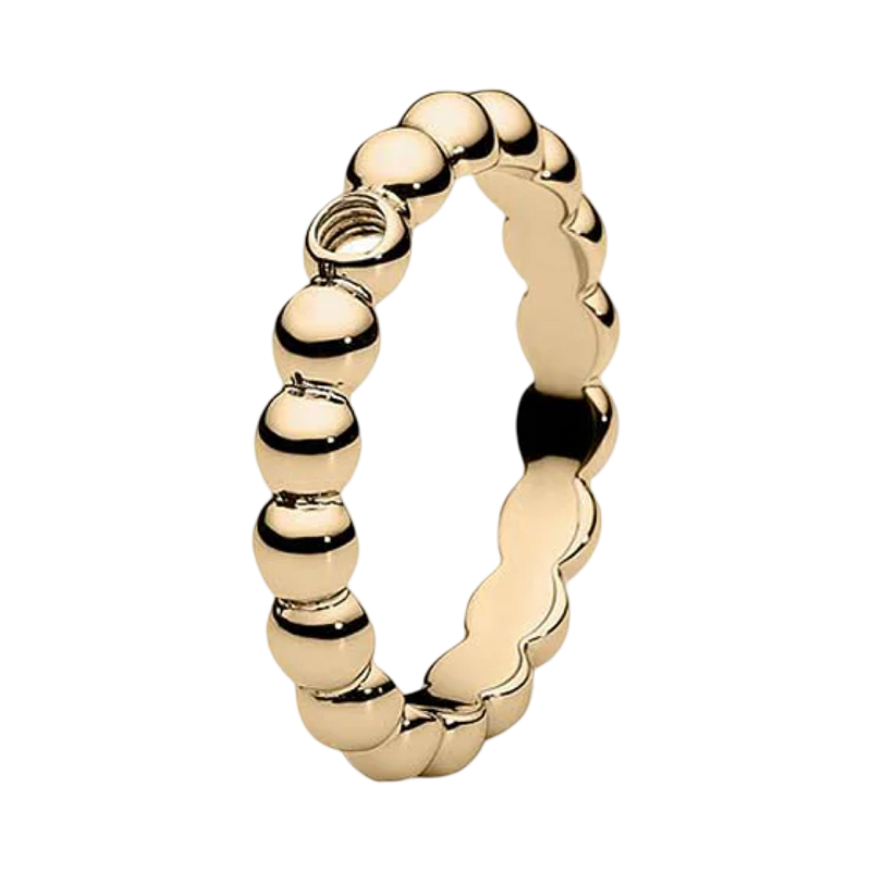 Gold Qudo Veroli ring base – interchangeable customizable ring