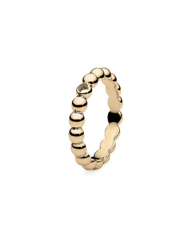 Gold Qudo Veroli ring base – interchangeable customizable ring