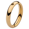 Gold Qudo interchangeable ring base – stackable customizable ring