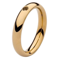 Gold Qudo interchangeable ring base – stackable customizable ring
