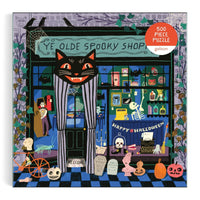Halloween puzzle, spooky puzzle, 500 piece puzzle, Anne Bentley puzzle, Halloween decor, fall activities, autumn puzzle, spooky season, Halloween gift, folk art puzzle, cozy puzzle, seasonal puzzle, October activities, Halloween lover gift, puzzle for adults, whimsical Halloween, vintage Halloween art, pumpkin puzzle, black cat puzzle, holiday puzzle