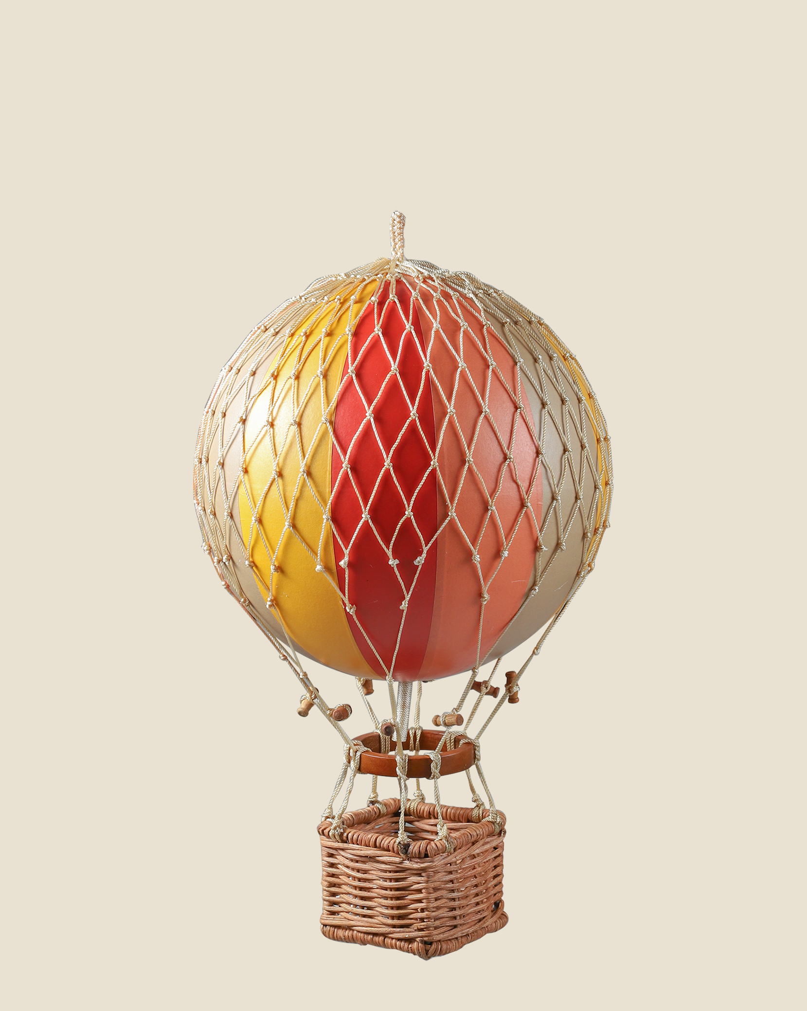 Hot air balloon toy home decor boys room style accent multi-color