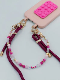 Scarlet Gold Crossbody Cell Phone Strap