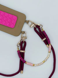 Scarlet Gold Crossbody Cell Phone Strap