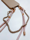 Blush Gold Crossbody Cell Phone Strap