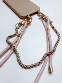 Blush Gold Crossbody Cell Phone Strap