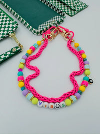 Pink Chain Cell Phone Wristlet