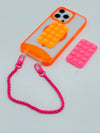 Pink Chain Cell Phone Wristlet