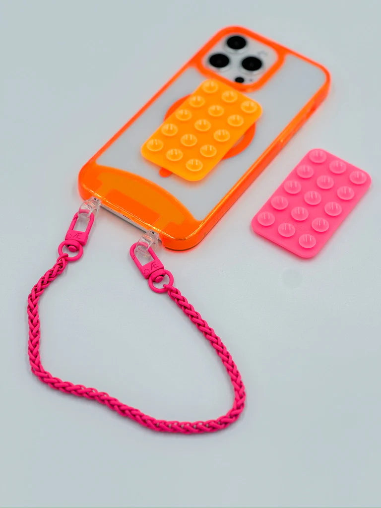 Pink Chain Cell Phone Wristlet