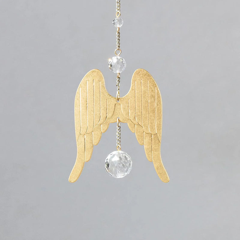 Wings/Protection Crystal Mini Suncatcher