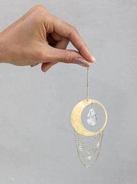 Mini Suncatcher | Crescent Moon/Balance