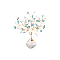 Suncatcher Tree of Life - Turquoise/Tranquility/Gold