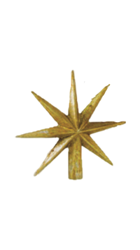 Gold Star Tree Topper