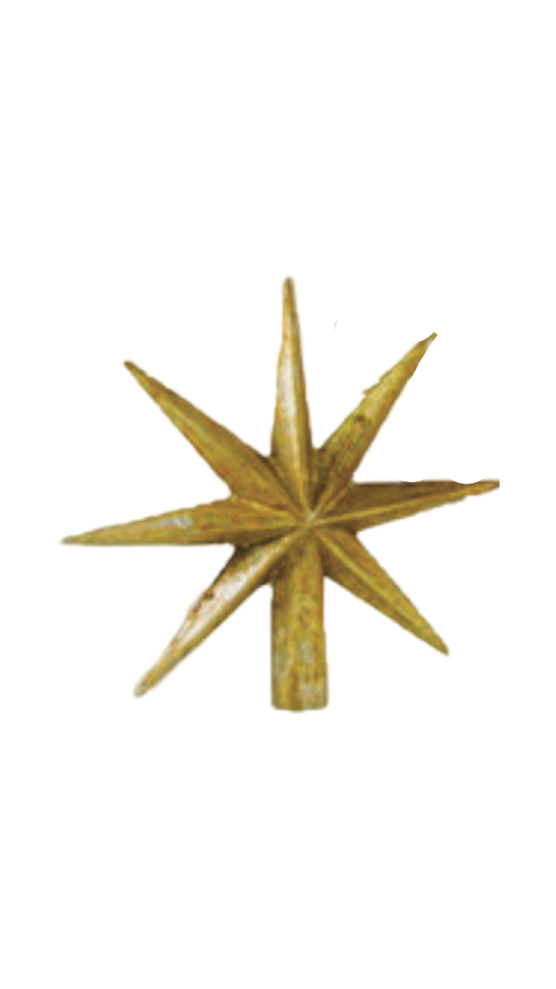 Gold Star Tree Topper