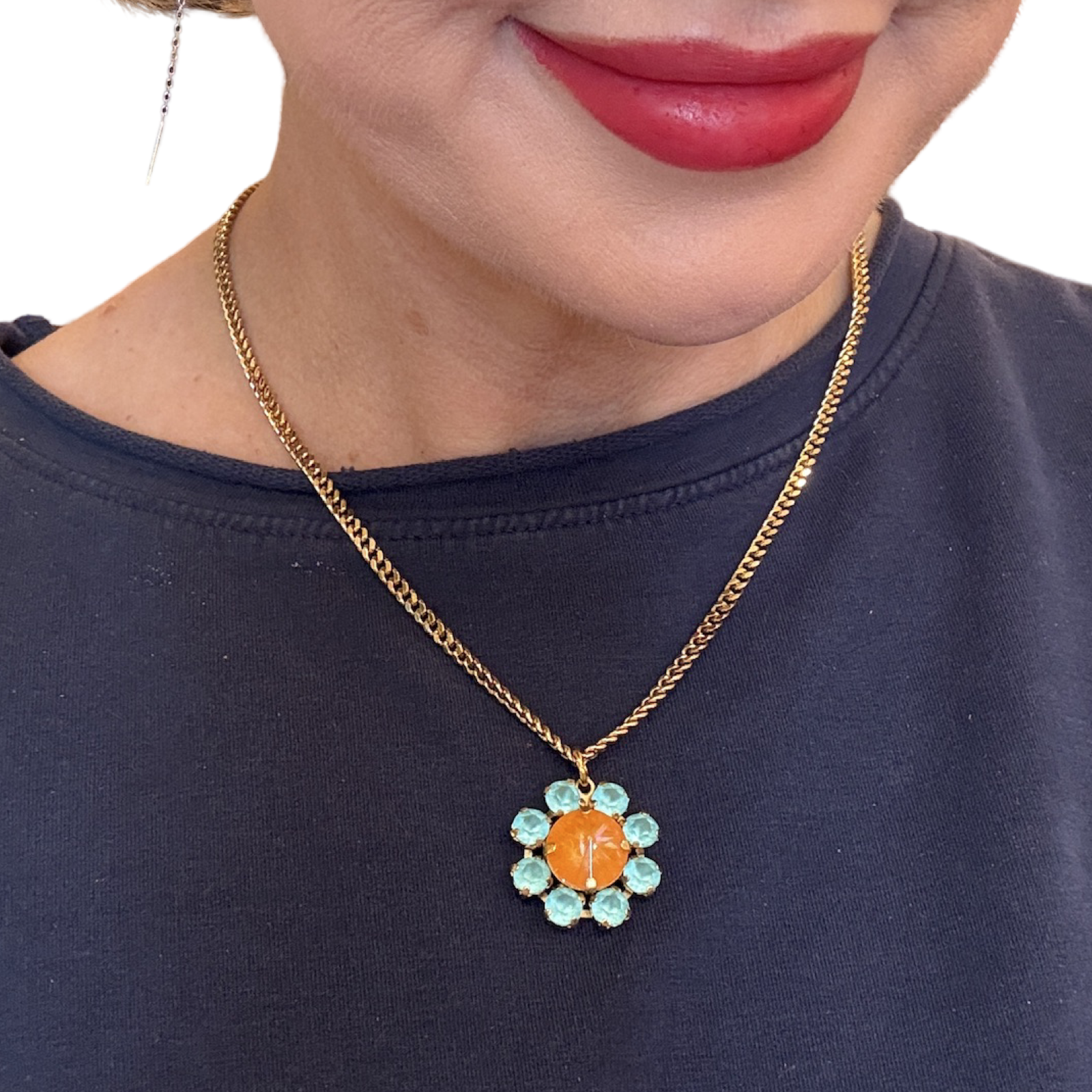 Twiggy Plus Necklace in Candy Crush: Tangerine