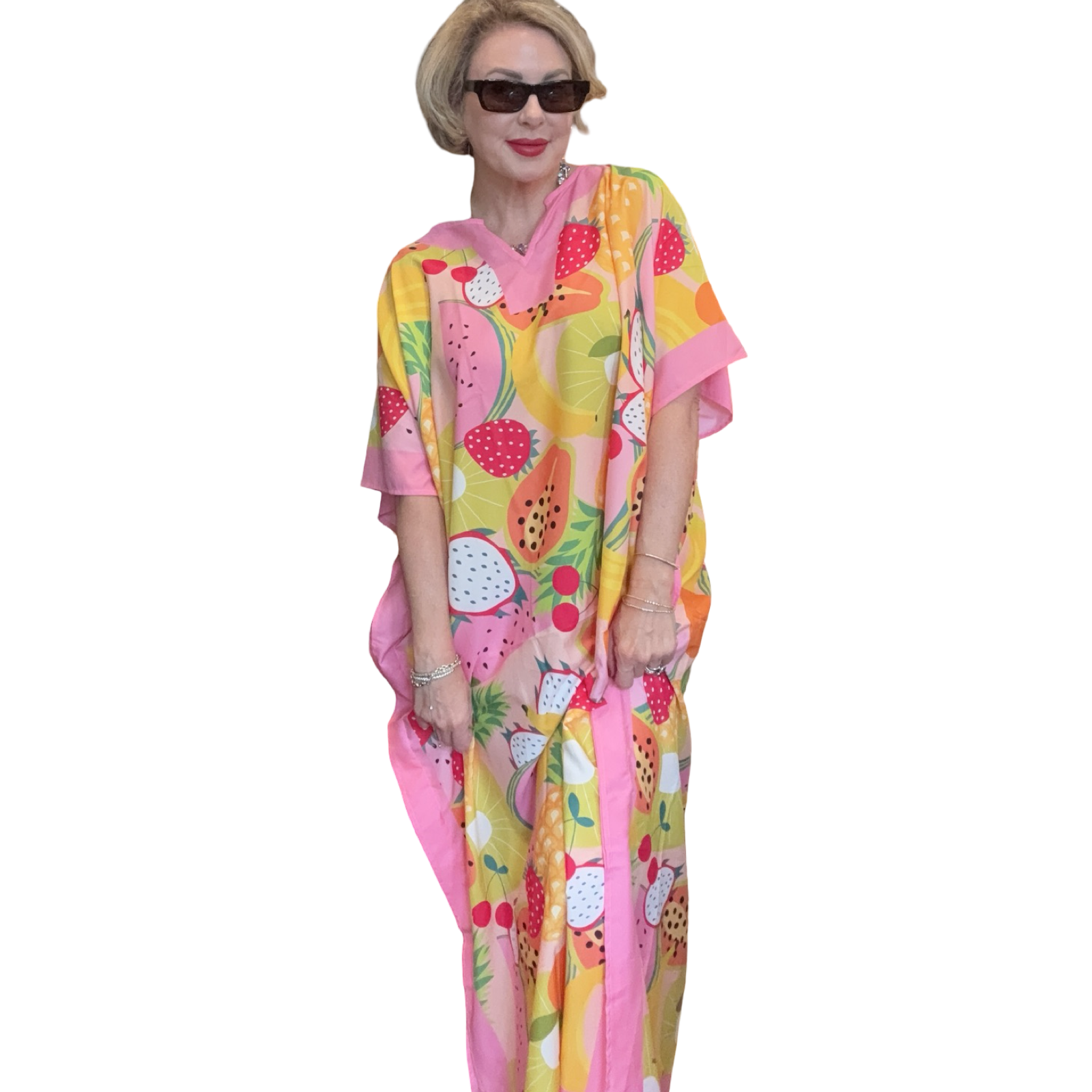 Squeeze The Day Caftan Swimsuit Cover Up