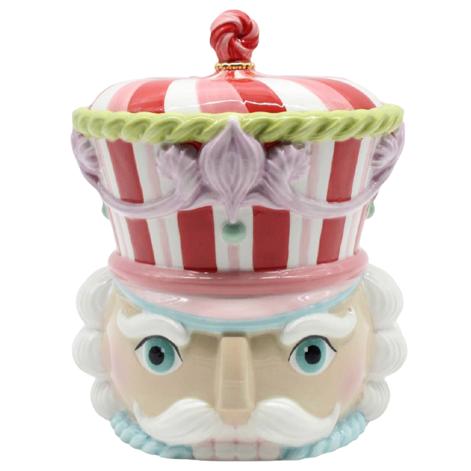 December Diamonds 10-Inch Nutcracker Head Cookie Jar