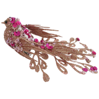 December Diamonds Glitter Bird Clip Ornament