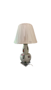 Porcelain Table Lamp Decorated with Insects