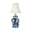 Blue Floral Jar Tiny Lamp