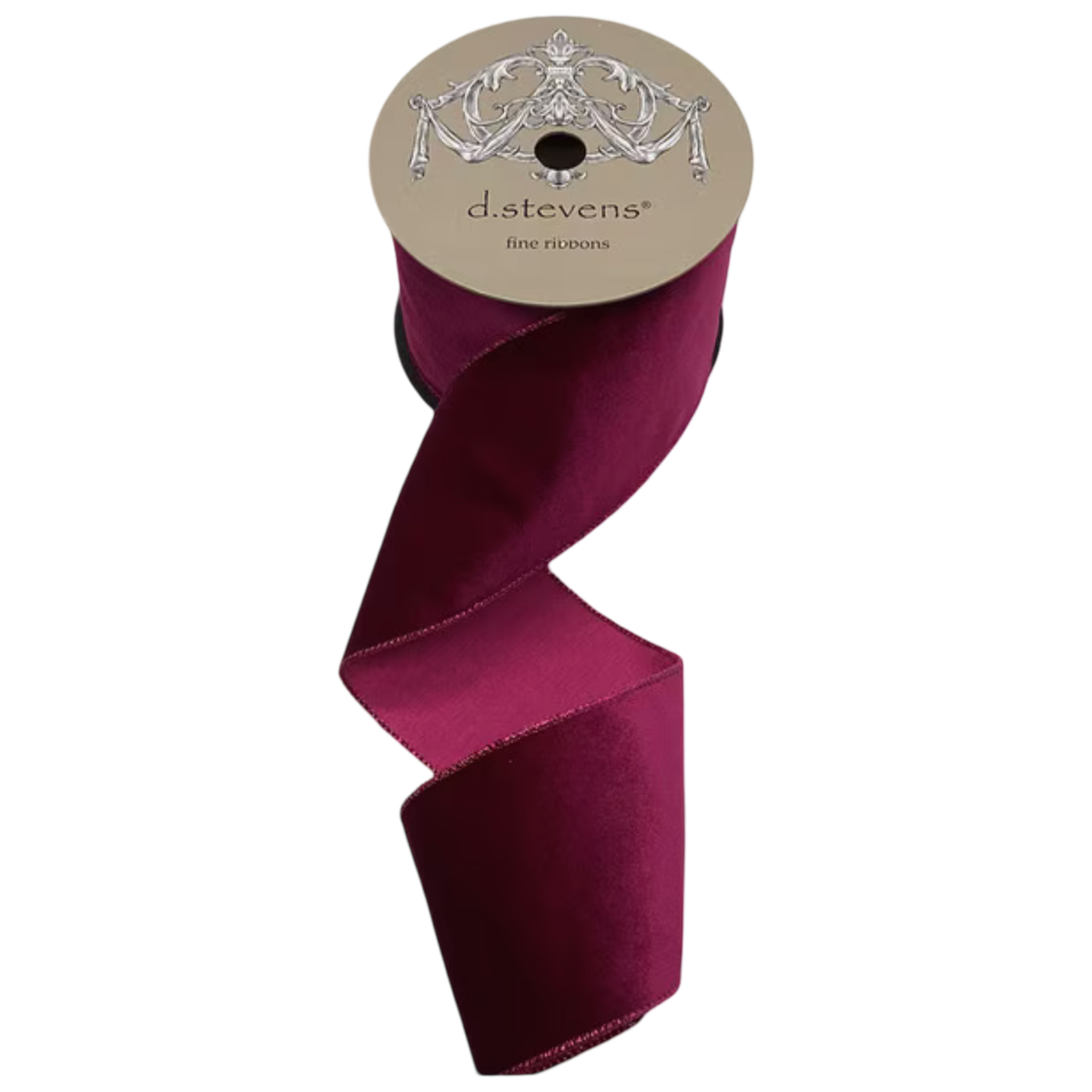 Ultra Violet Velvet Ribbon with Matching Satin Back – 4" x 10 Yards