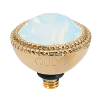 QUDO Fabero Double Beaded Crystal Topper – LG 11mm (Swarovski, Interchangeable)