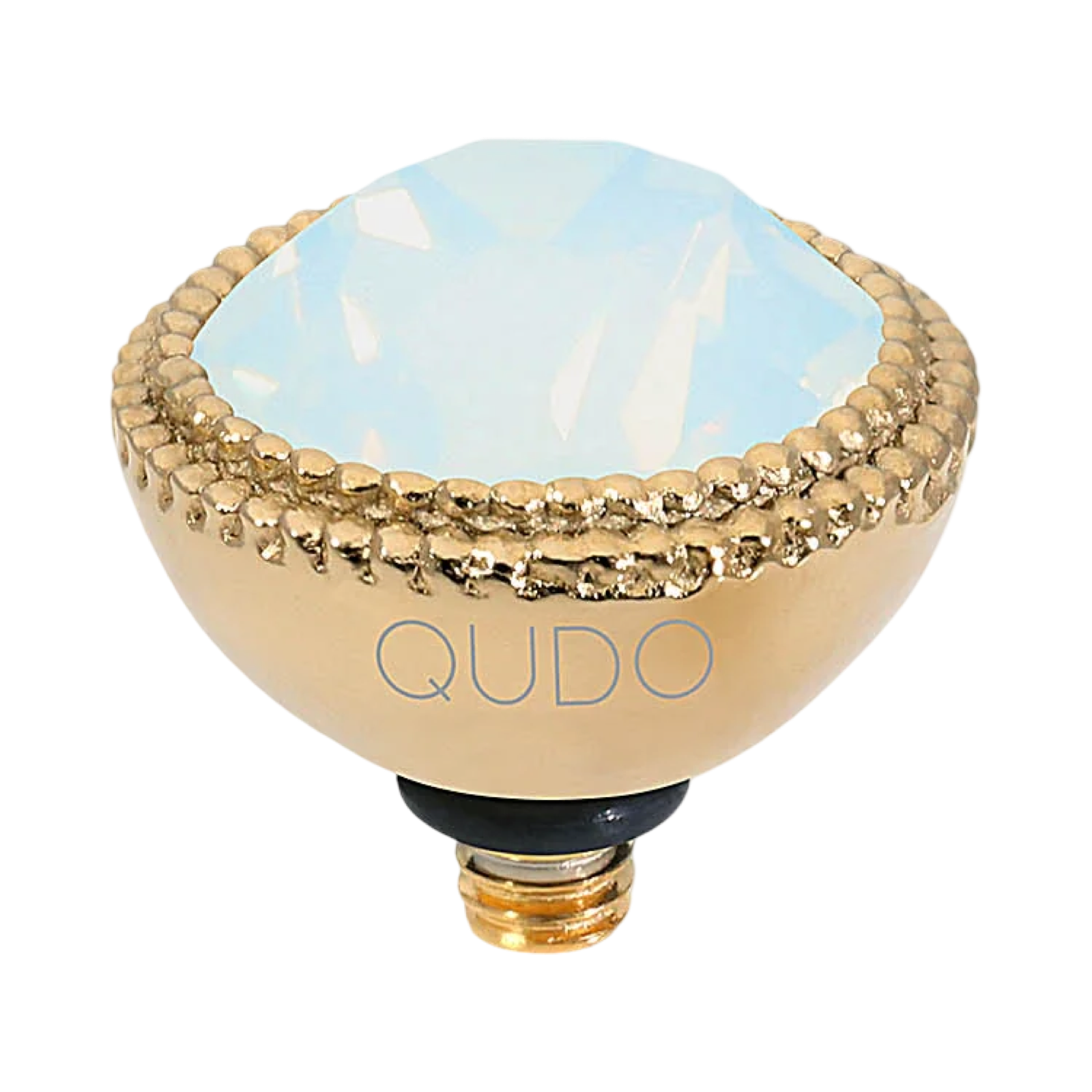 QUDO Fabero Double Beaded Crystal Topper – LG 11mm (Swarovski, Interchangeable)