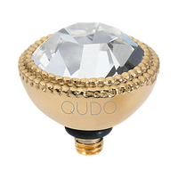 QUDO Fabero Double Beaded Crystal Topper – LG 11mm (Swarovski, Interchangeable)