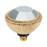 QUDO Fabero Double Beaded Crystal Topper – LG 11mm (Swarovski, Interchangeable)
