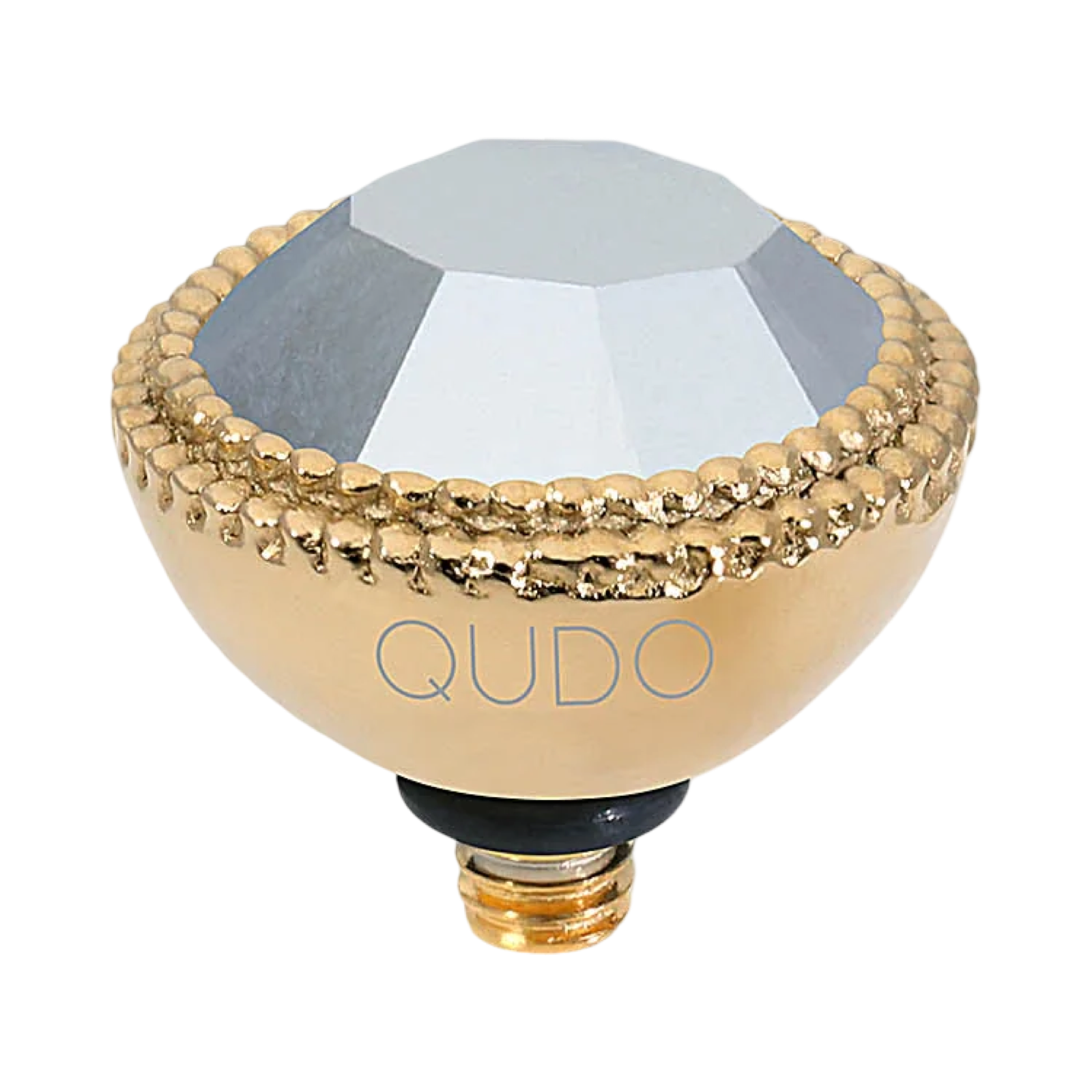 QUDO Fabero Double Beaded Crystal Topper – LG 11mm (Swarovski, Interchangeable)
