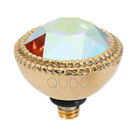 QUDO Fabero Double Beaded Crystal Topper – LG 11mm (Swarovski, Interchangeable)