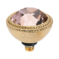 QUDO Fabero Double Beaded Crystal Topper – LG 11mm (Swarovski, Interchangeable)