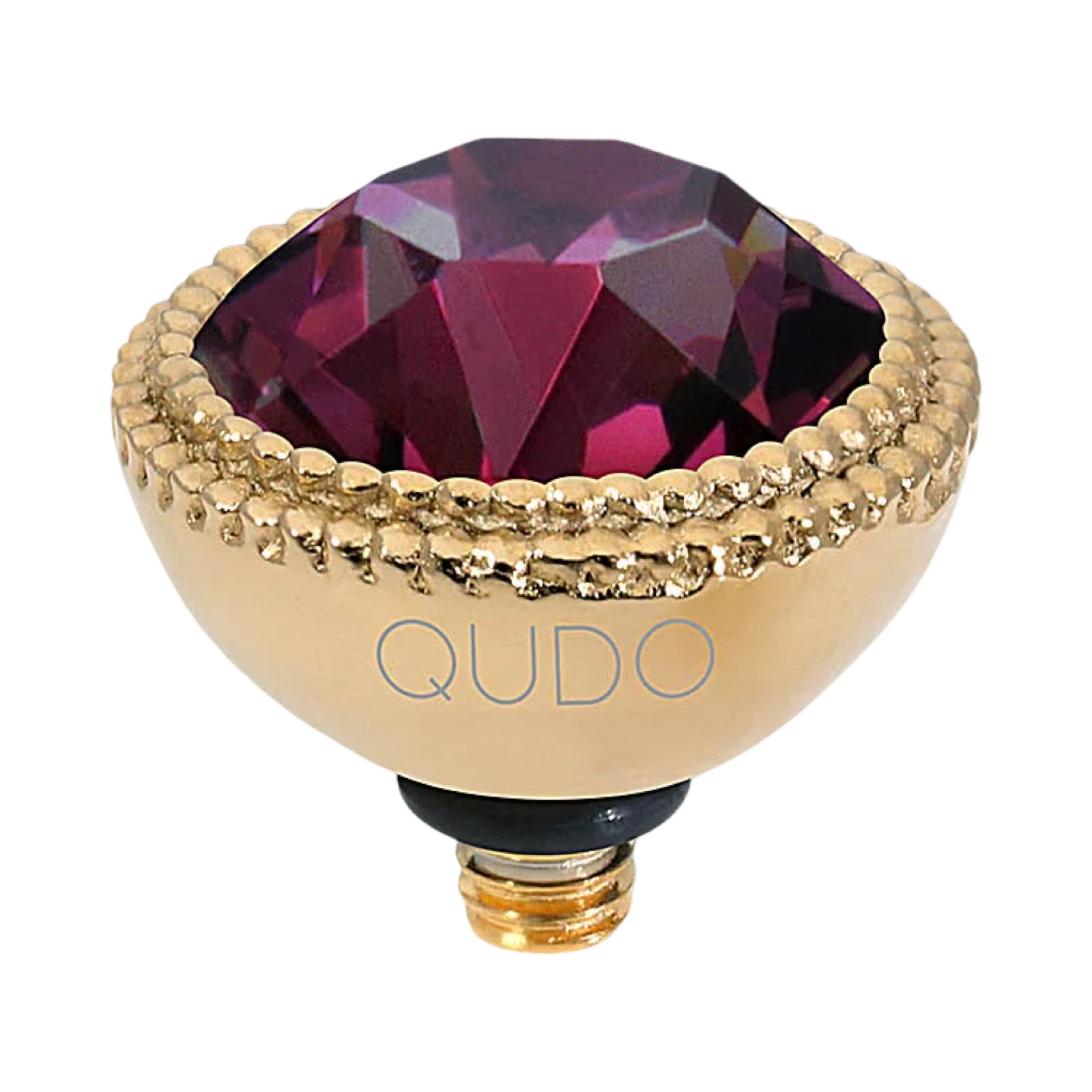 QUDO Fabero Double Beaded Crystal Topper – LG 11mm (Swarovski, Interchangeable)