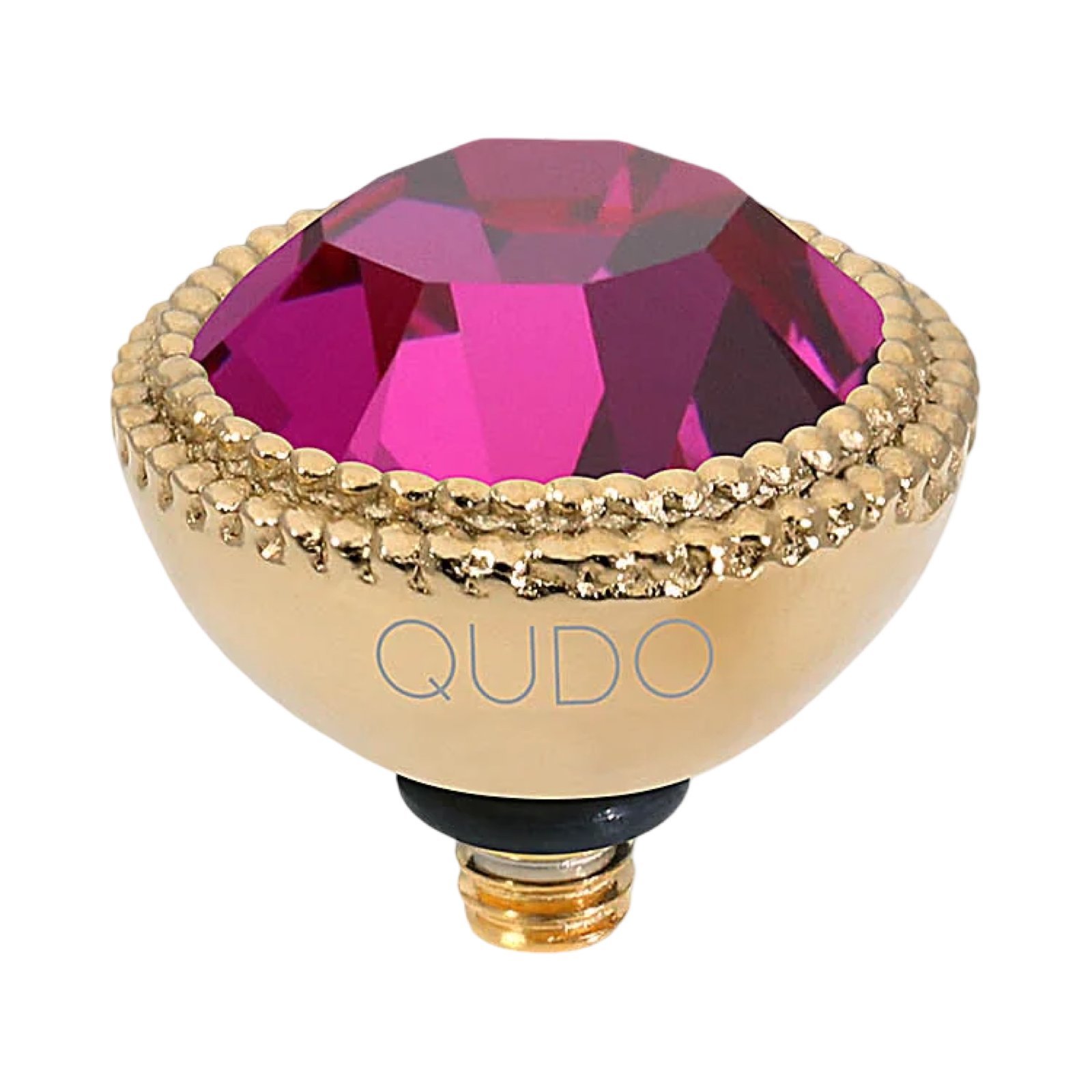 QUDO Fabero Double Beaded Crystal Topper – LG 11mm (Swarovski, Interchangeable)