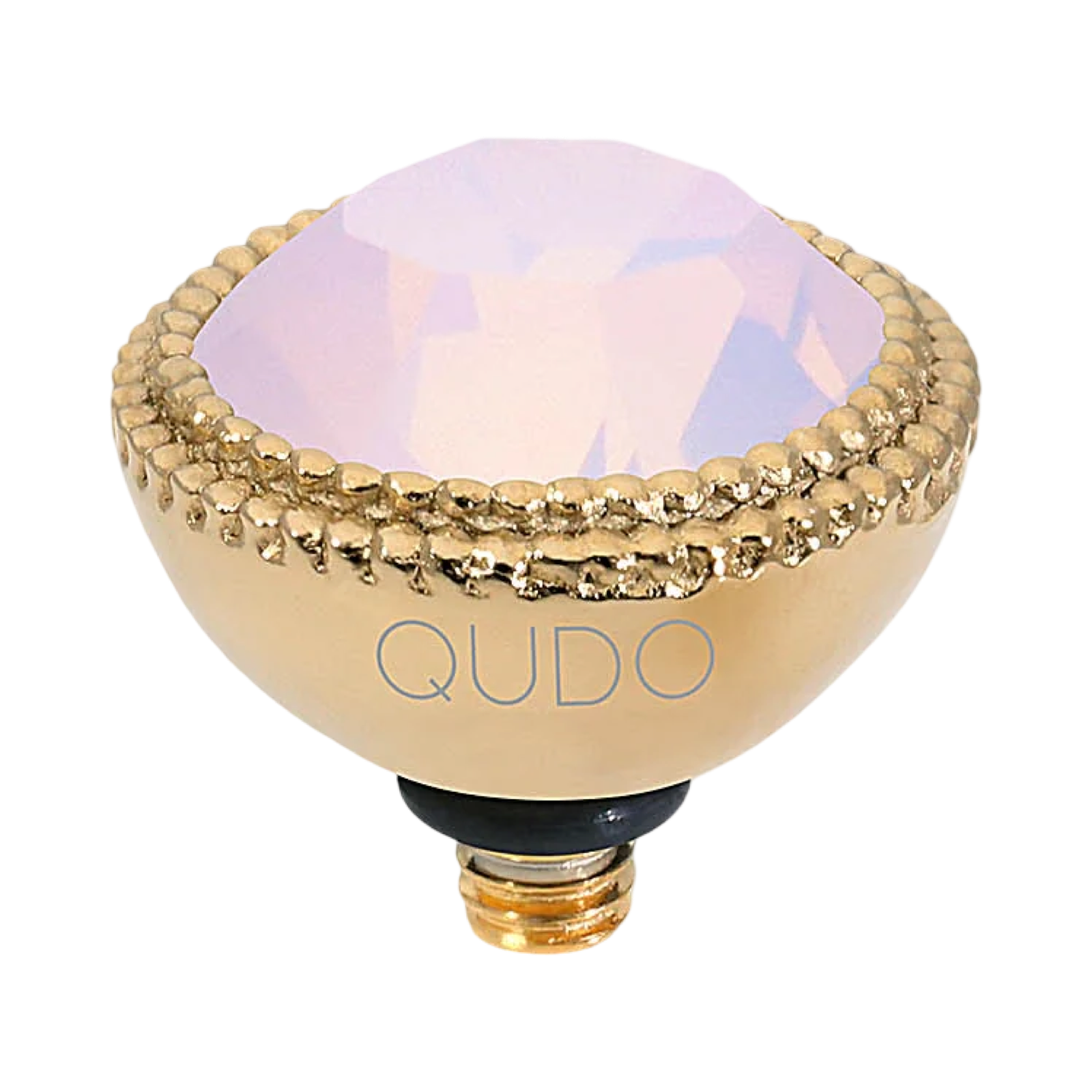 QUDO Fabero Double Beaded Crystal Topper – LG 11mm (Swarovski, Interchangeable)