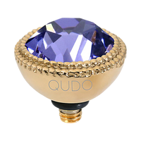 QUDO Fabero Double Beaded Crystal Topper – LG 11mm (Swarovski, Interchangeable)