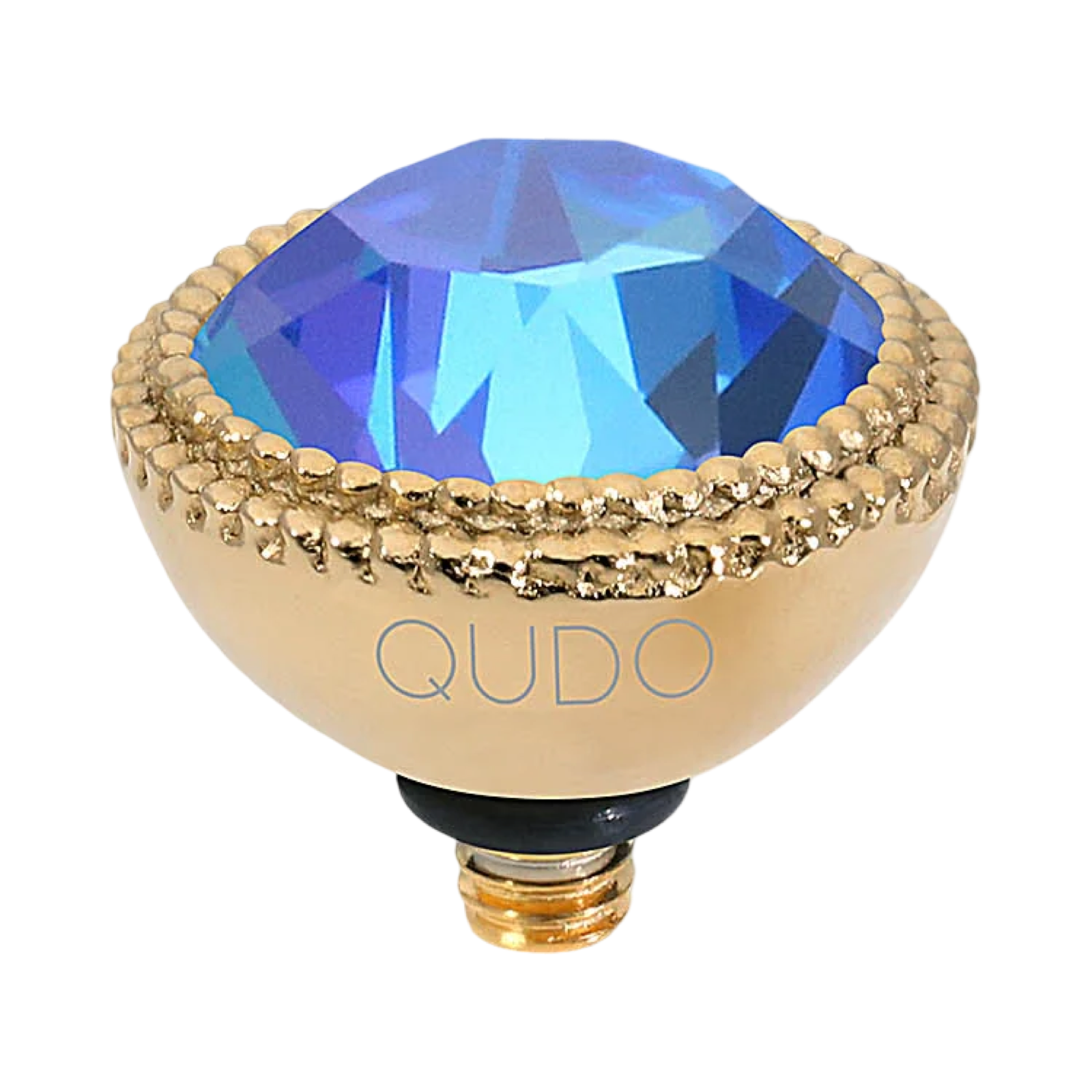 QUDO Fabero Double Beaded Crystal Topper – LG 11mm (Swarovski, Interchangeable)