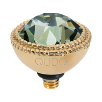 QUDO Fabero Double Beaded Crystal Topper – LG 11mm (Swarovski, Interchangeable)