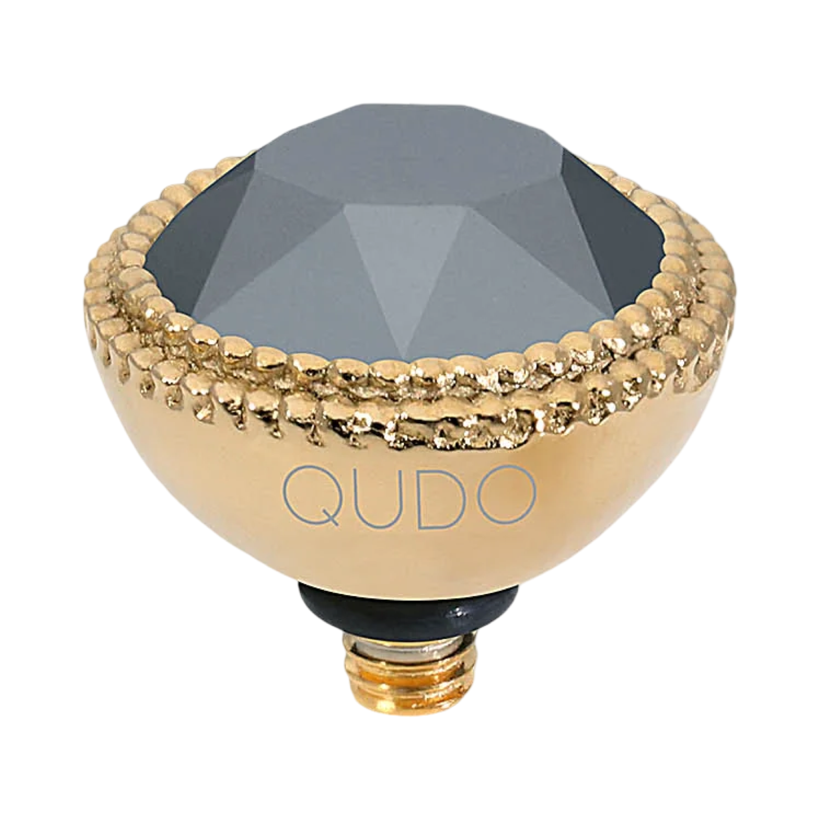 QUDO Fabero Double Beaded Crystal Topper – LG 11mm (Swarovski, Interchangeable)