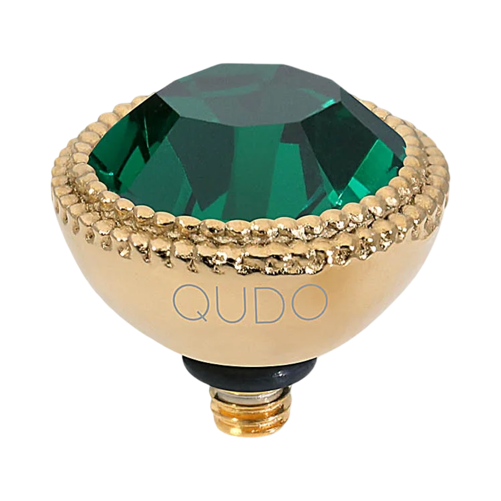 QUDO Fabero Double Beaded Crystal Topper – LG 11mm (Swarovski, Interchangeable)