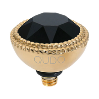 QUDO Fabero Double Beaded Crystal Topper – LG 11mm (Swarovski, Interchangeable)