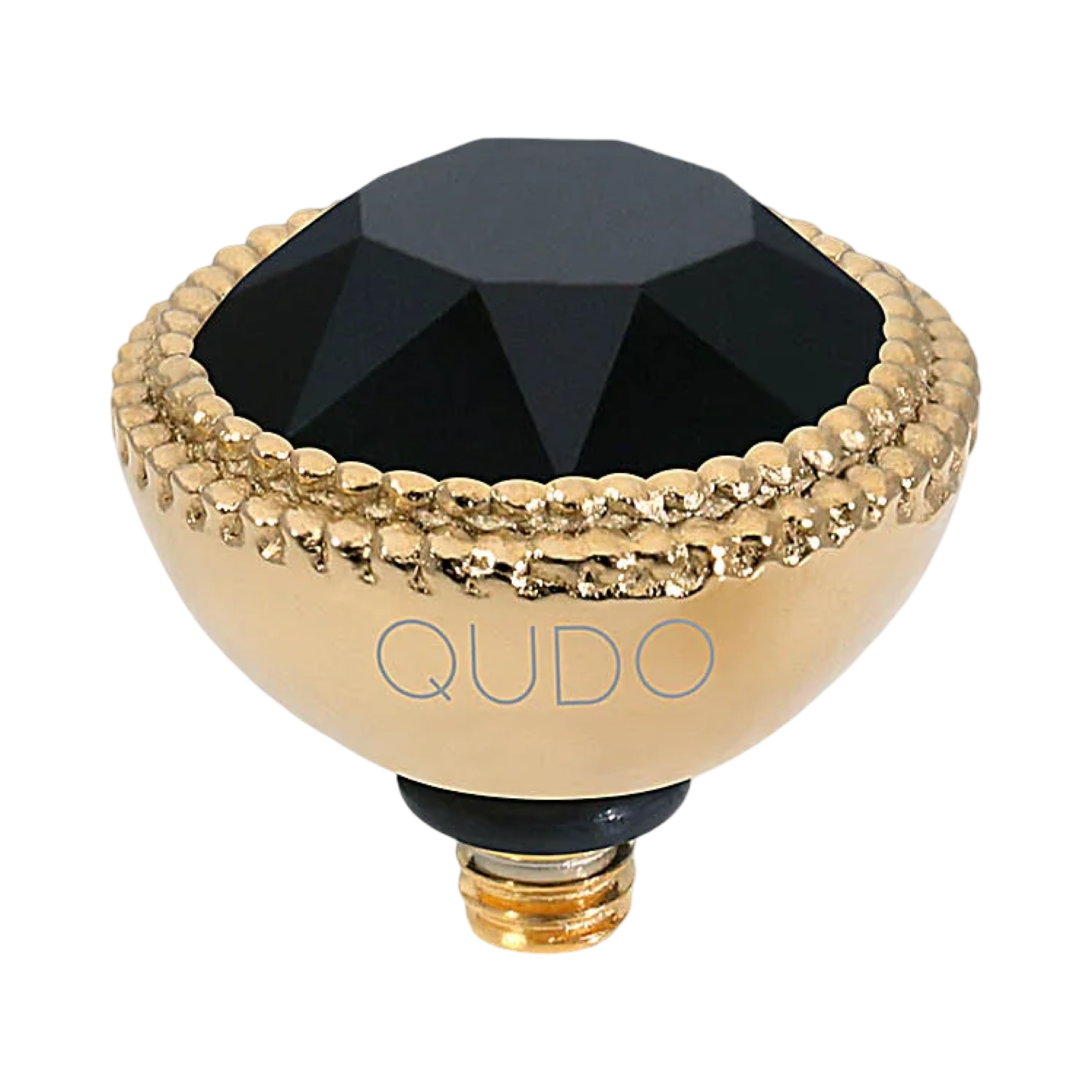 QUDO Fabero Double Beaded Crystal Topper – LG 11mm (Swarovski, Interchangeable)