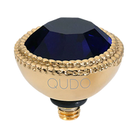 QUDO Fabero Double Beaded Crystal Topper – LG 11mm (Swarovski, Interchangeable)